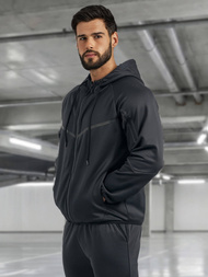 Granatinis vyriškas sportinis kostiumas OZONEE JS/8C1966/25