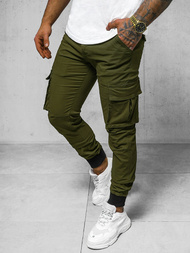 Žalios Vyriškos Cargo Jogger Kelnės OZONEE NB/MP0208MVZ