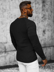 Juoda spalva vyriškas megztinis OZONEE L/2500