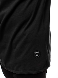 Juodi vyriški marškinėliai OZONEE MR/19109Z