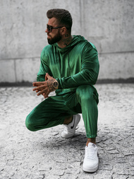 Žalias vyriškas sportinis kostiumas OZONEE O/D7517