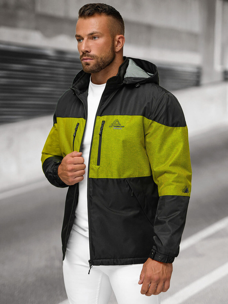 Juoda vyriška striukė OZONEE JS/22M310/392Z