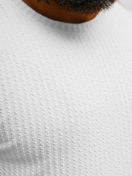 Baltas vyriški marškinėliai OZONEE O/7766T