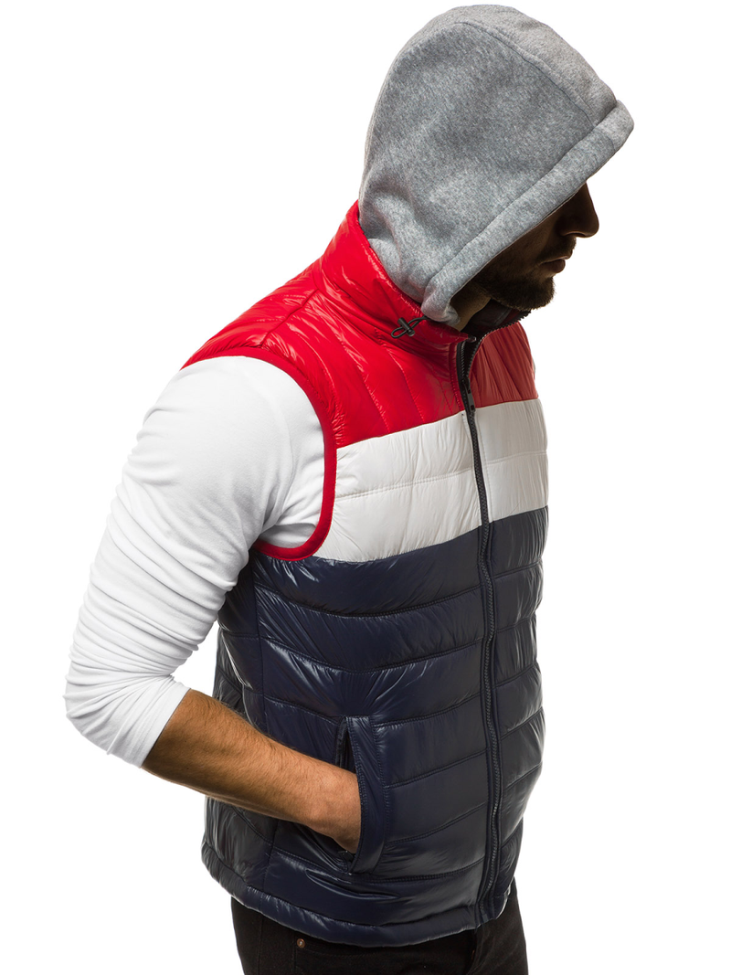 Granatinė vyriška liemenė OZONEE N/6105