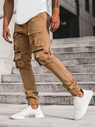 Camel vyriškos chino jogger stiliaus kelnės OZONEE G/2787