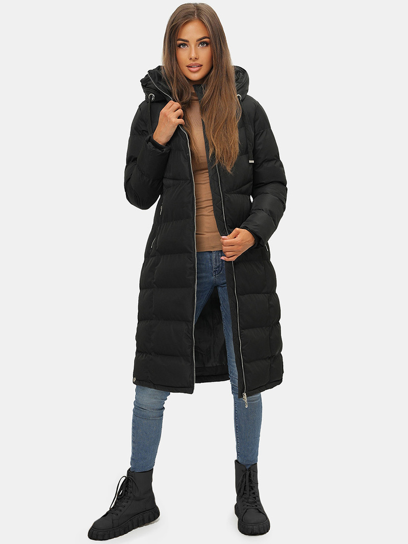 Juoda moteriška striukė OZONEE JS/M736/392Z