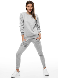 Pilkos moteriškos sportinės kelnės OZONEE JS/CK01