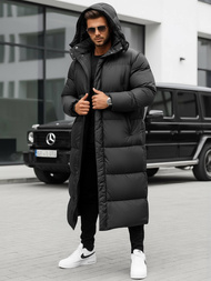 Juoda vyriška žieminė striukė OZONEE O/M3202Z