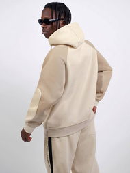 Smėlinis džemperis su gobtuvu OZONEE O/SWE23037Z