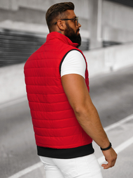 Raudona vyriška liemenė OZONEE JS/MY77Z