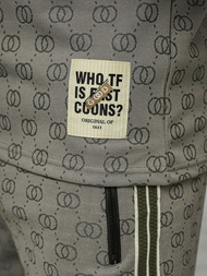 Tamsiai-pilkas vyriškas trumpas sportinio kostiumo komplektas OZONEE O/QQ1608AB