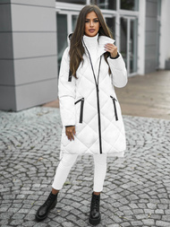 Baltas moteriška striukė OZONEE JS/5M3168/281Z