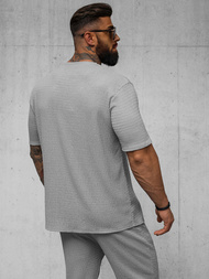 Pilkas vyriški marškinėliai OZONEE O/Y960T