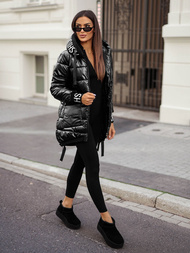 Juoda moteriška striukė OZONEE JS/5M3188/392Z