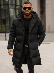 Juodi vyriška žieminė striukė OZONEE O/M799Z