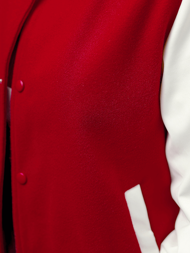 Raudona moteriška striukė OZONEE JS/16M9069/270