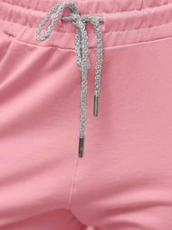 Rožinis moteriškas sportinis dviejų dalių kostiumas OZONEE O/12113Z