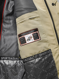 Smėlinis vyriška žieminė striukė OZONEE JS/22M322/62