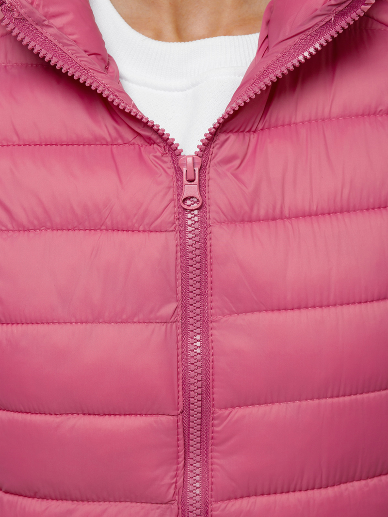 Šviesiai-Rožinė moteriška liemenė OZONEE JS/M23039/42