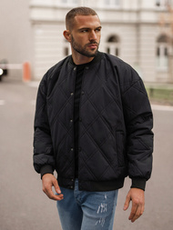 Juoda vyriška striukė OZONEE JS/84M3020/392Z