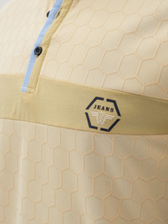 Smėlinė vyriški polo marškinėliai OZONEE O/QQ922