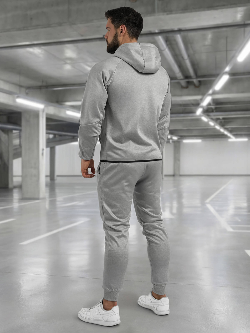 Pilkas vyriškas sportinis kostiumas OZONEE JS/8C1966/2