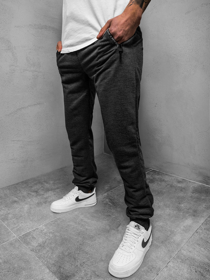 Grafitinės vyriškos sportinės kelnės JS/XW002SZ