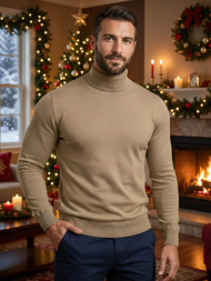 Camel spalva vyriškas megztinis OZONEE V/V24504Z