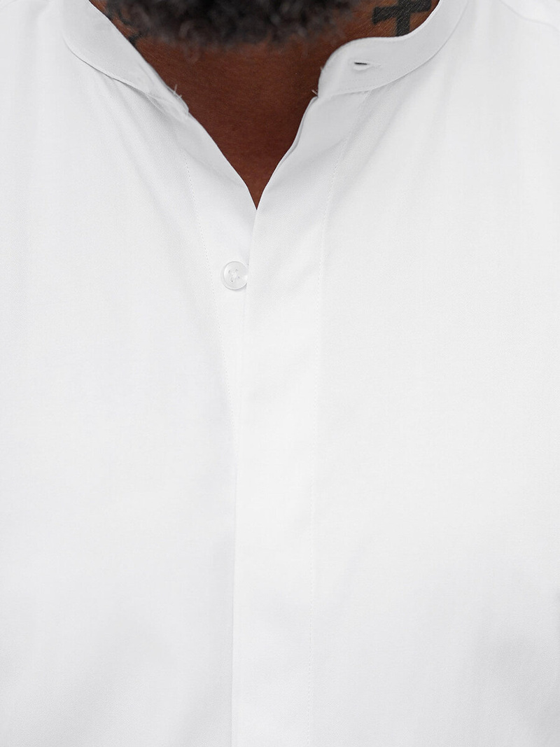 Baltas vyriški marškiniai OZONEE O/V120