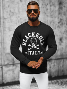 Juodas vyriškas džemperis OZONEE NB/MF2013