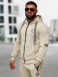 Smėlinė vyriškas sportinis kostiumas OZONEE O/LN11887