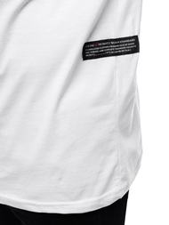 Balti vyriški marškinėliai ilgomis rankovėmis OZONEE O/1292Z