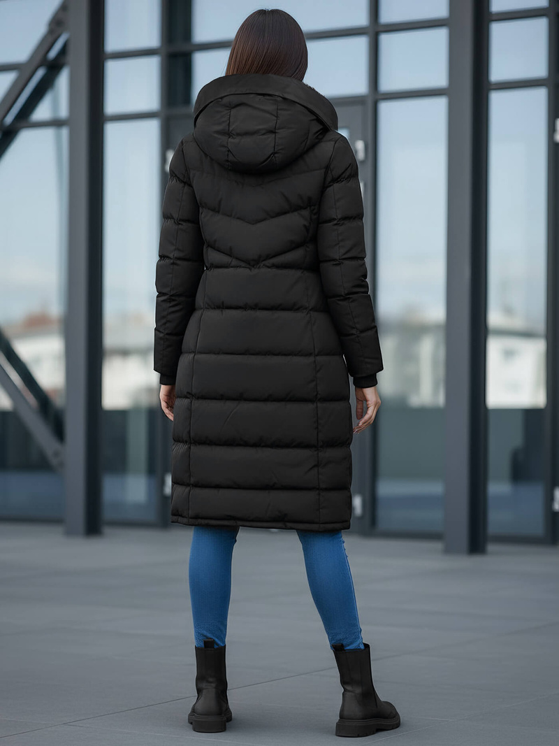 Juoda moteriška striukė OZONEE JS/M736/392Z