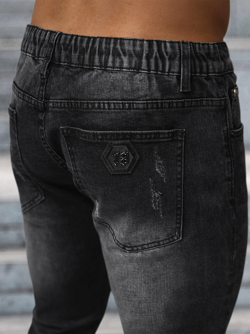 Juoda vyriški džinsai OZONEE NB/MP0063/1N