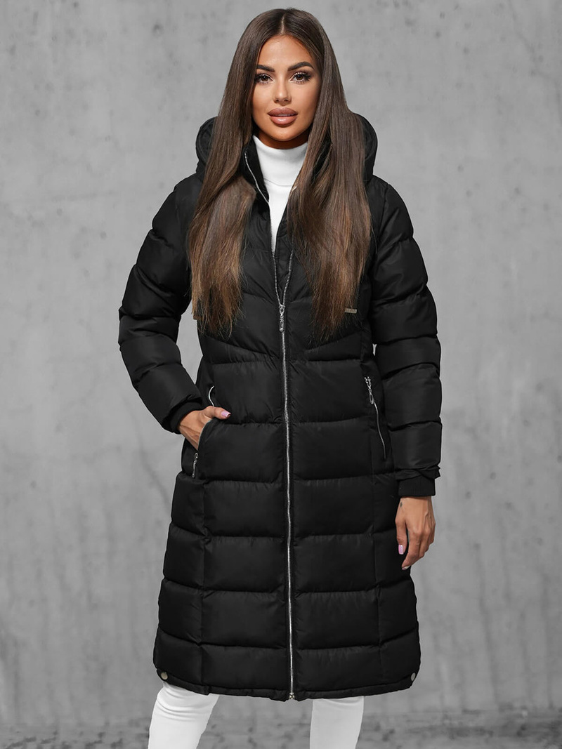 Juoda moteriška striukė OZONEE JS/M736/392