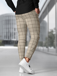 Smėliniai Vyriškos Chino Kelnės OZONEE O/P4009Z