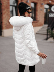 Baltas moteriška striukė OZONEE JS/16M9121/281Z