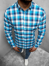 Mėlyna vyriški marškiniai OZONEE O/1322