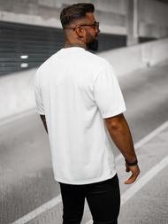 Balti vyriški marškinėliai OZONEE O/3C333