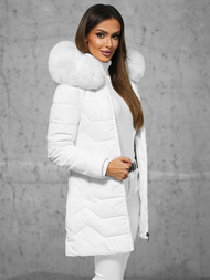 Baltas moteriška striukė OZONEE JS/16M9121/281