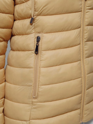 Smėlinė moteriška striukė OZONEE JS/16M9101/254