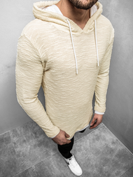 Smėlinis džemperis su gobtuvu OZONEE O/1252Z