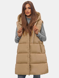 Smėlinė moteriška liemenė OZONEE O/81266