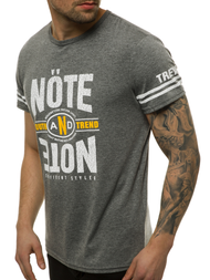 Grafitiniai vyriški marškinėliai OZONEE JS/SS10968