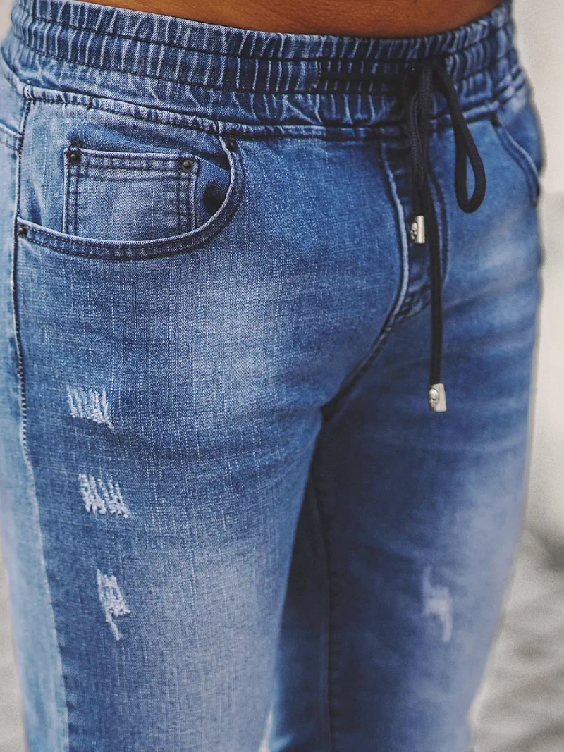 Mėlyni vvyriškos jogger kelnės OZONEE NB/MP0065/2B