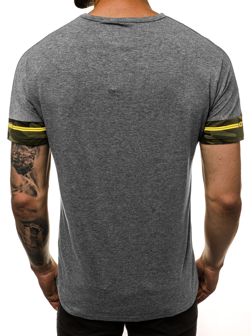 Grafitiniai vyriški marškinėliai OZONEE JS/SS10976