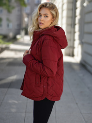 Burgundija moteriška striukė OZONEE JS/16M9300/06