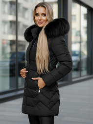 Juoda moteriška striukė OZONEE JS/16M9121/392Z