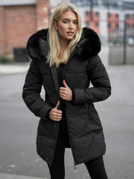 Juoda moteriška striukė OZONEE JS/16M9099/392Z