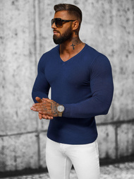 Tamsiai-Mėlynas vyriškas megztinis OZONEE NB/MMB601/5Z